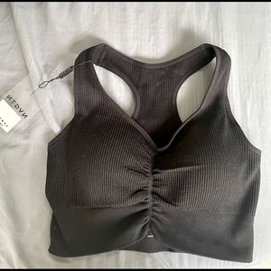 new NVGTN scrunch sports bra (SMALL)